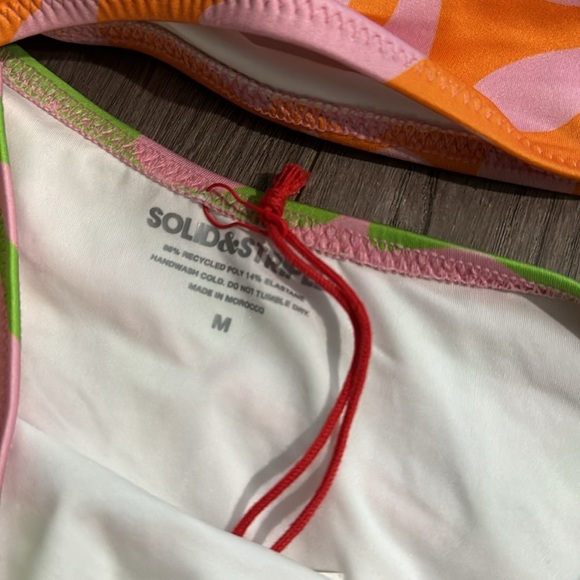 NWT SOLID AND STRIPED the Randall printed (mixed leaf print) size M - Picture 8 of 10